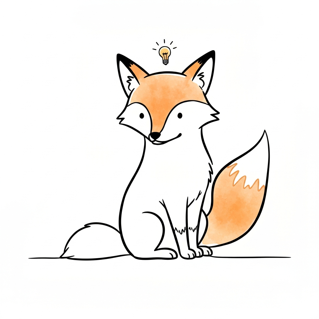 ひらめきキツネ